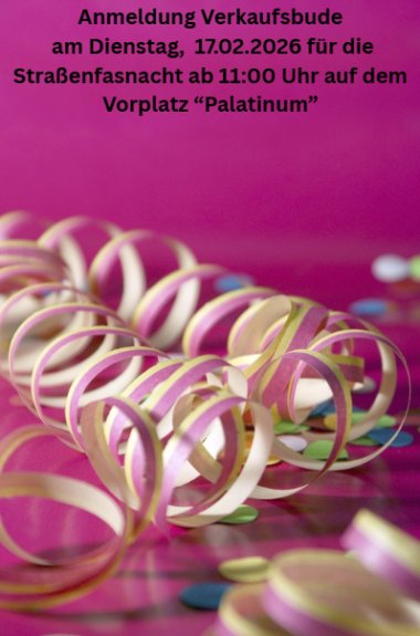 Anmeldung Verkaufsbude 2026