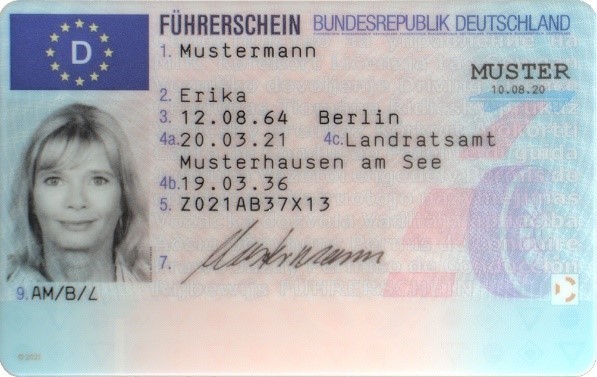 Musterbild EU-Führerschein
