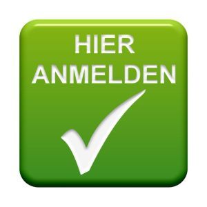Grüner Button: Haken - Hier anmelden
