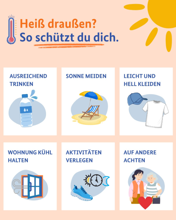 Vorsorge bei Hitze