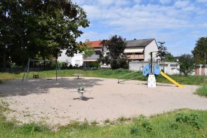 Spielplatz Im Doppelbrett Ansicht auf den Spielplatz Im Doppelbrett