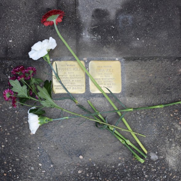 Steine in der Rheingönheimer Straße Stolpersteine in der Rheingönheimer Straße