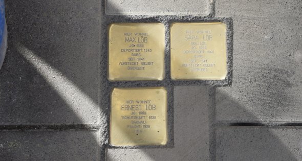 Steine in der Speyerer Straße 1 Stolpersteine in der Speyerer Straße 1