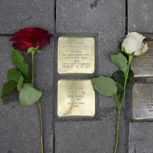 Steine in der Speyerer Straße 1 Stolpersteine in der Speyerer Straße 1
