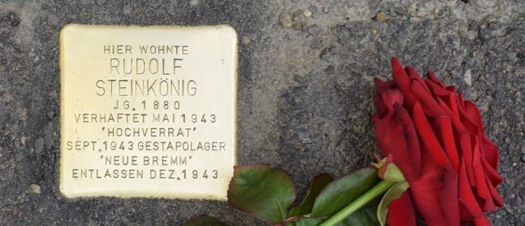 Stein in der Ludwigshafener Straße 10 Stolperstein in der Ludwigshafener Straße 10