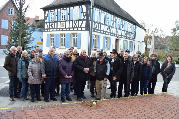 Abschluss der fünften Verlegung Abschluss der fünften Stolpersteinverlegung