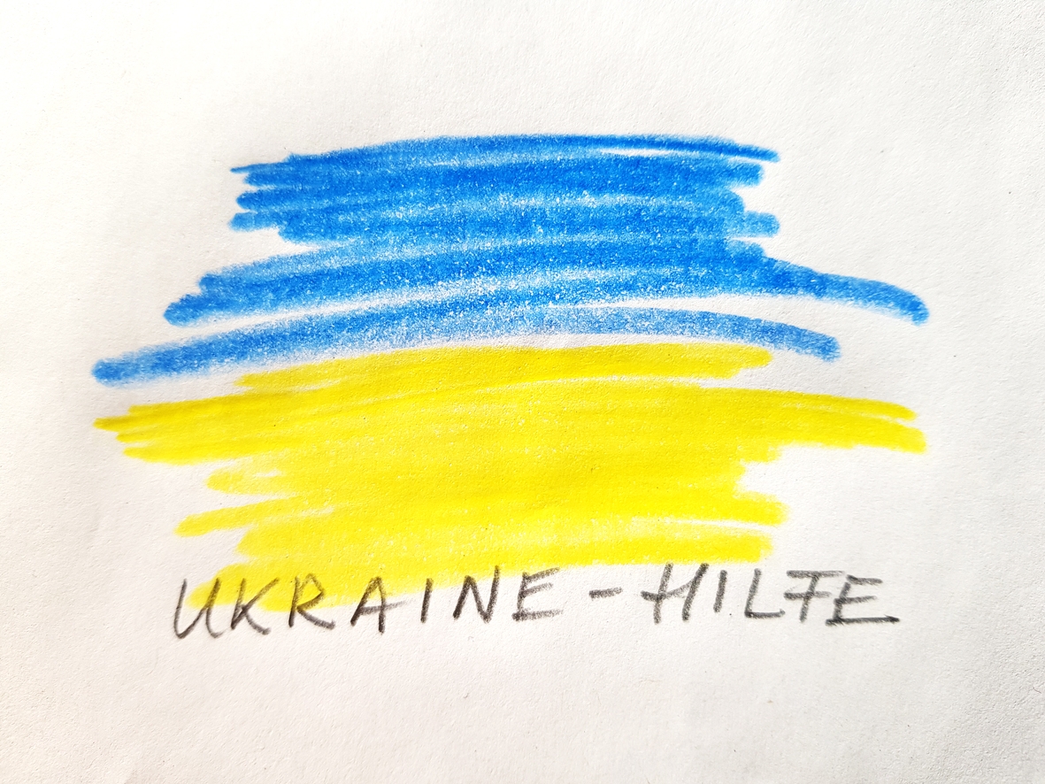 Logo Ukraine-Hilfe Mutterstadt Das Logo der Ukraine-Hilfe Mutterstadt