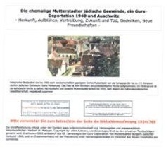Internetdokumentation Juden in Mutterstadt Internetdokumentation (ca. 1000 Buchseiten) Juden in Mutterstadt von Herbert H. W. Metzger