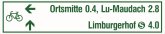 Radwegenetz Schild 10a Radwegenetz Schild 10a