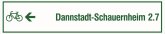 Radwegenetz Schild 11 Radwegenetz Schild 11
