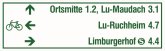 Radwegenetz Schild 23 Radwegenetz Schild 23