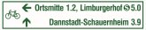 Radwegenetz Schild 9 Radwegenetz Schild 9