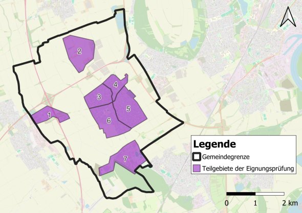 Übersicht Eignungsprüfung Kommunale Wärmeplanung Mutterstadt Der Übersichtsplan zur Eignungsprüfung der Kommunale Wärmeplanung in Mutterstadt